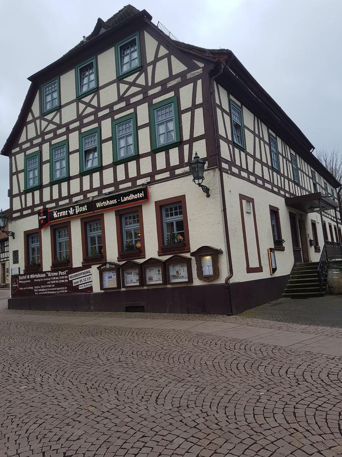 Hotel Krone Post Gersfeld Bagian luar foto