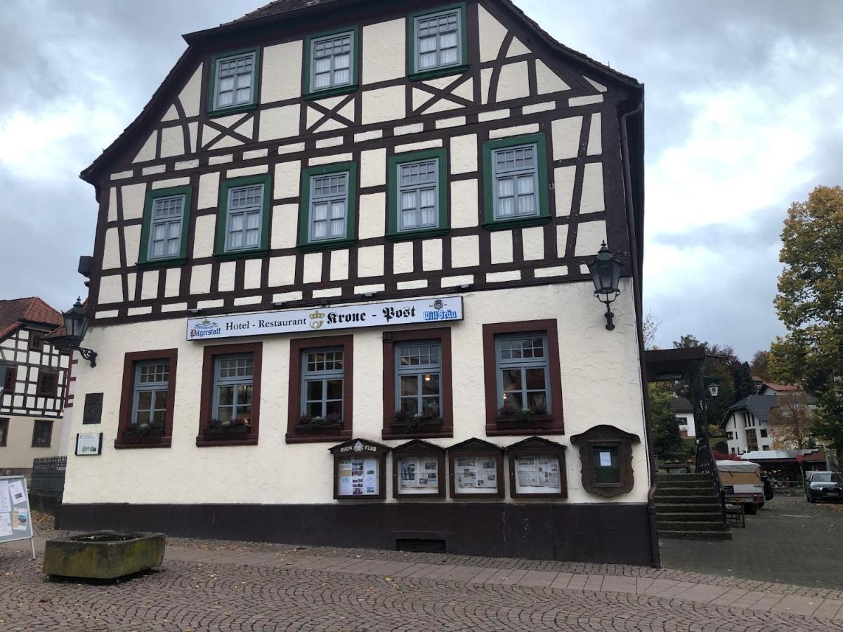 Hotel Krone Post Gersfeld Bagian luar foto