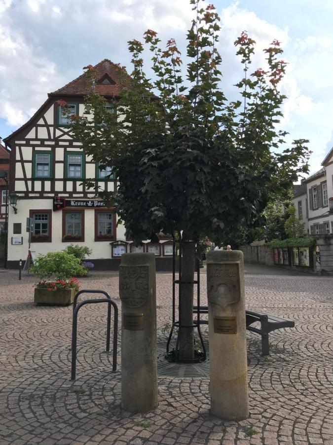 Hotel Krone Post Gersfeld Bagian luar foto