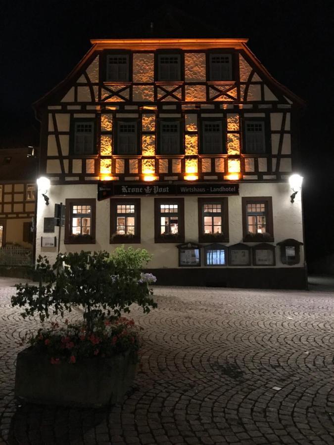 Hotel Krone Post Gersfeld Bagian luar foto